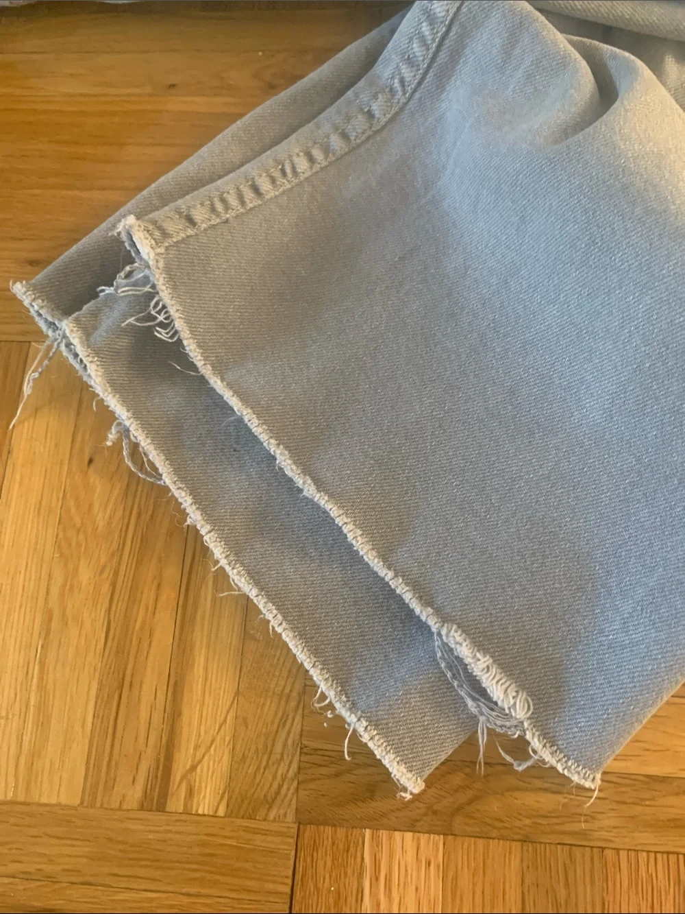 Zara EUC! Wide Leg Jeans Grayish w/ Sailor Pockets - Girls Size 10